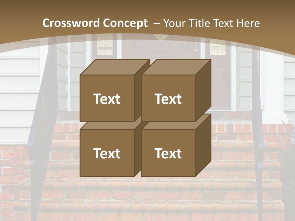 Mahogany Vinyl Etched PowerPoint Template