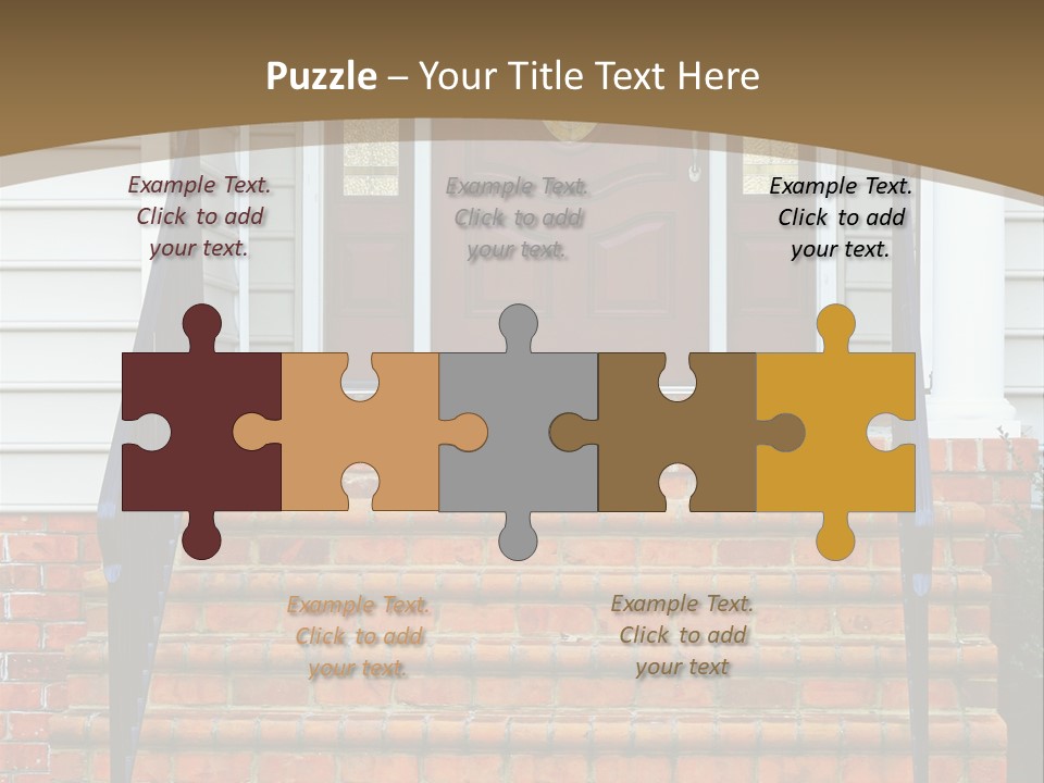 Mahogany Vinyl Etched PowerPoint Template