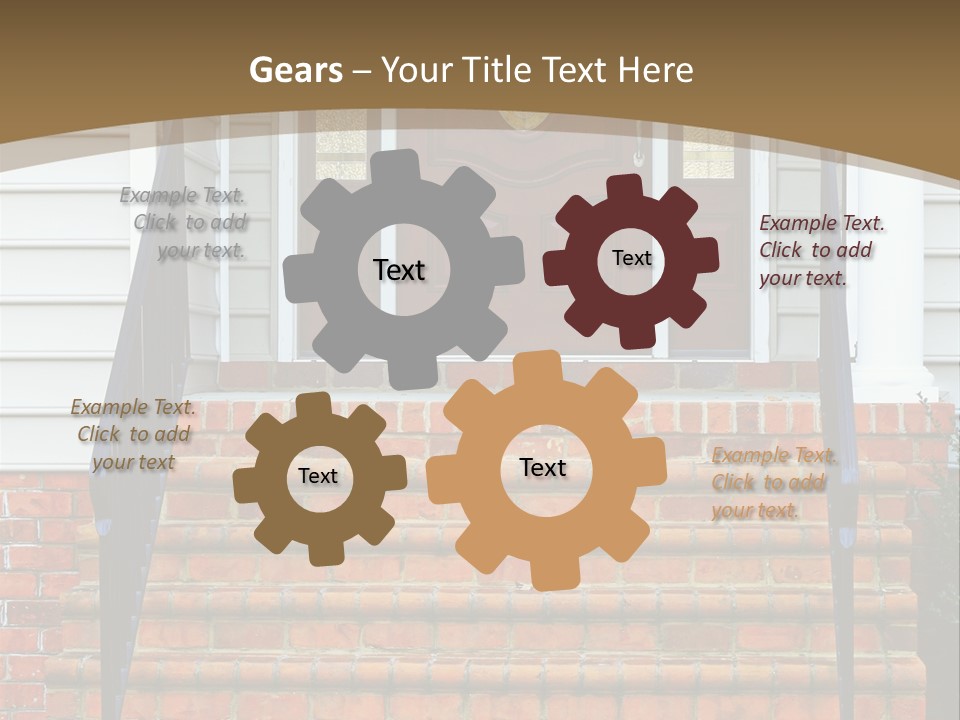 Mahogany Vinyl Etched PowerPoint Template