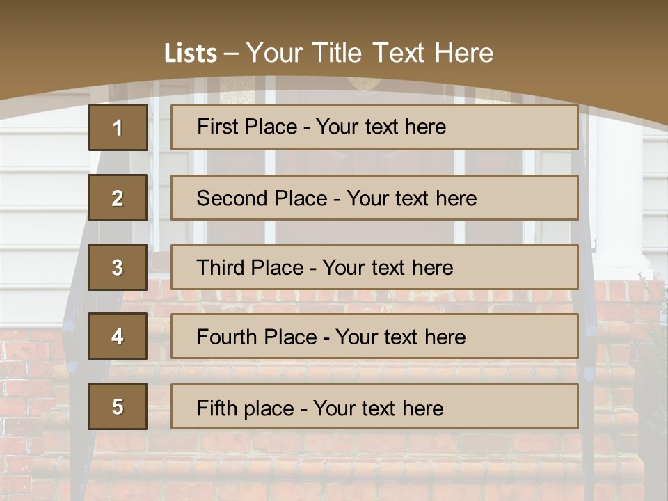 Mahogany Vinyl Etched PowerPoint Template