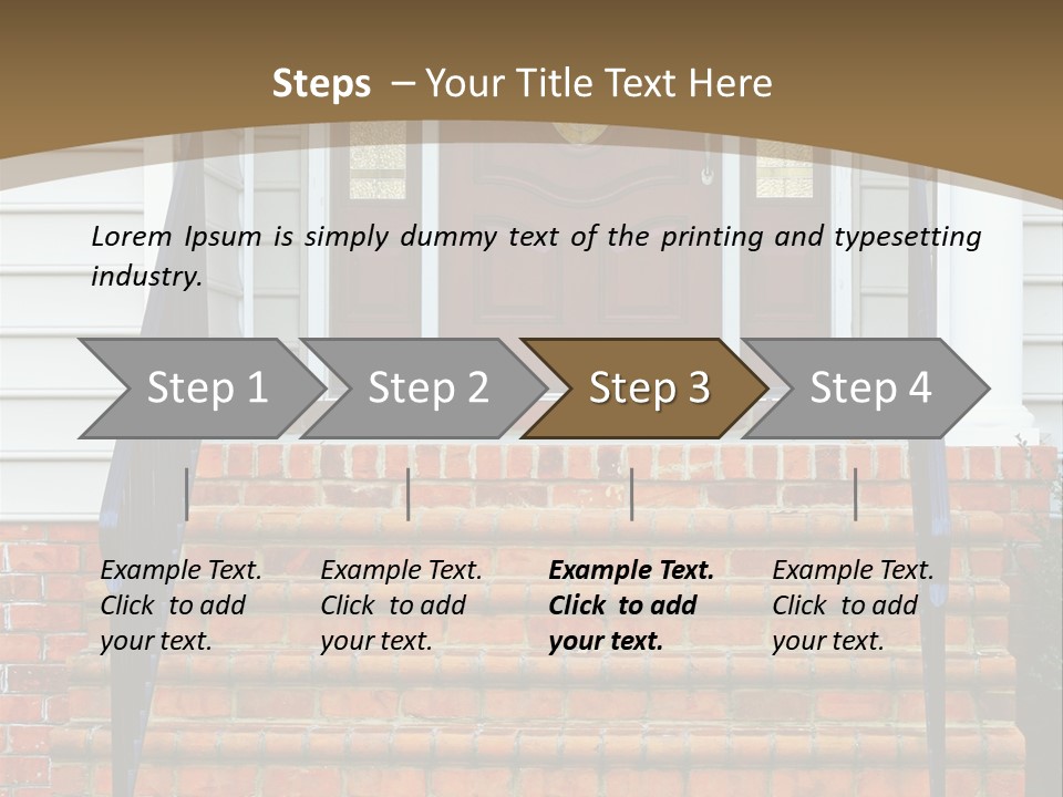 Mahogany Vinyl Etched PowerPoint Template