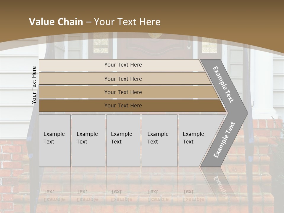 Mahogany Vinyl Etched PowerPoint Template