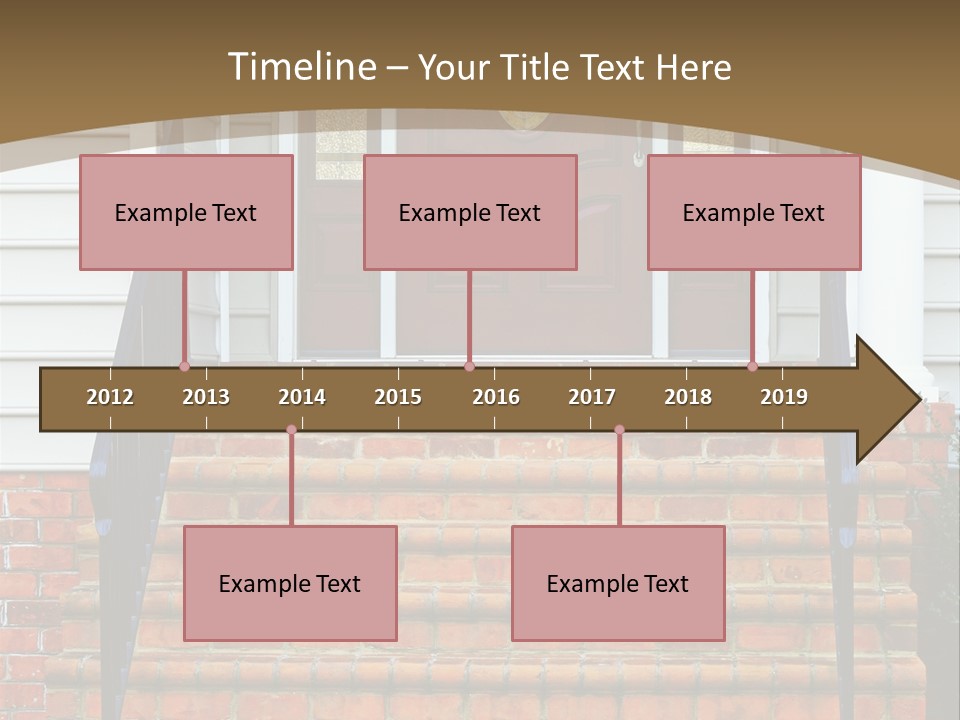Mahogany Vinyl Etched PowerPoint Template