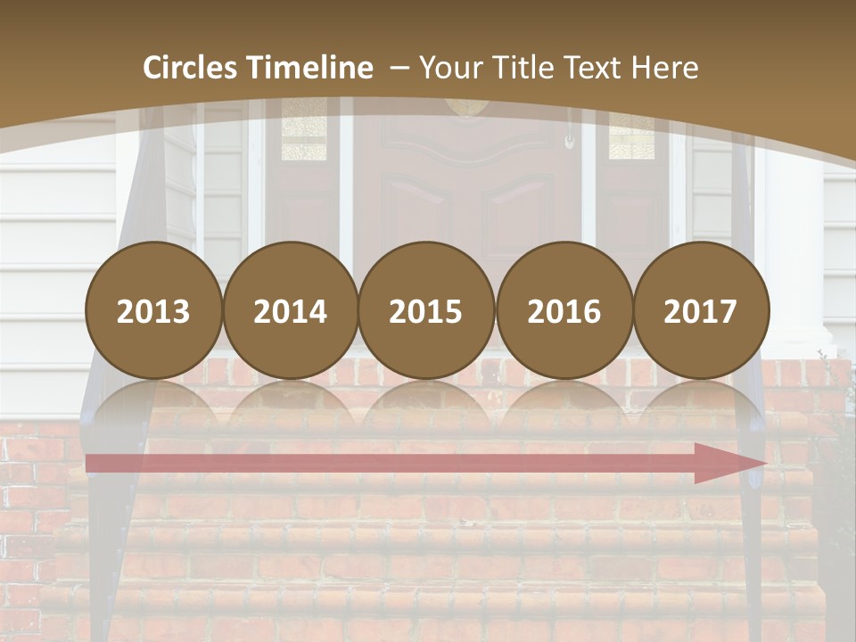 Mahogany Vinyl Etched PowerPoint Template