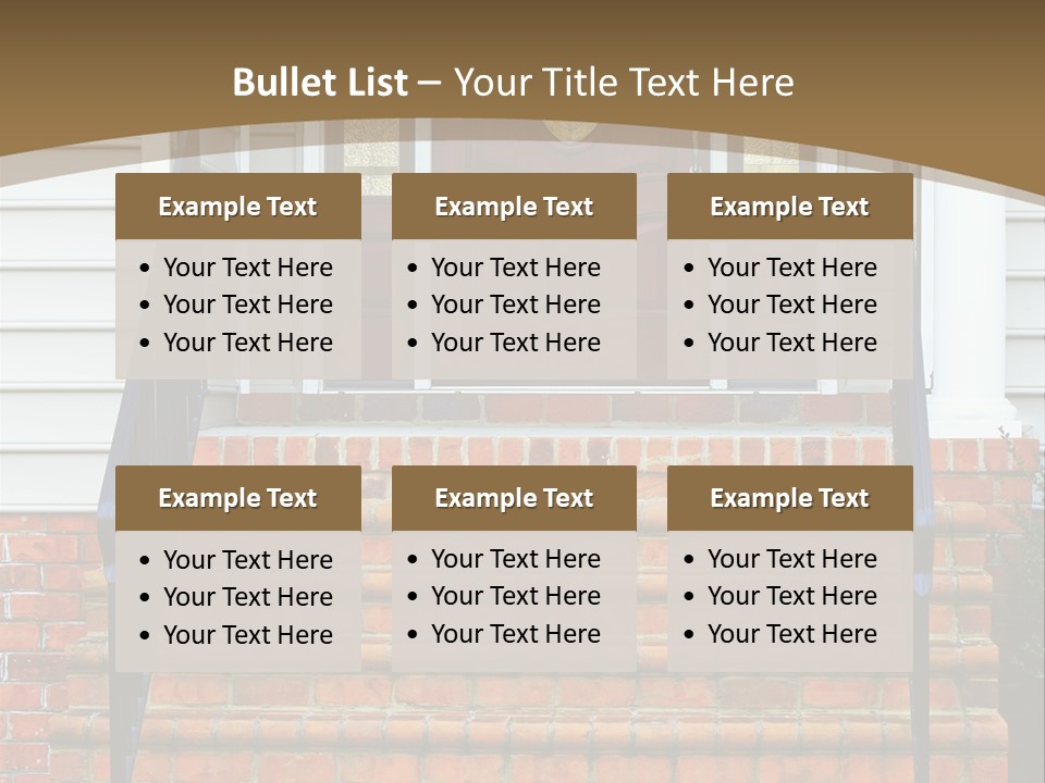 Mahogany Vinyl Etched PowerPoint Template