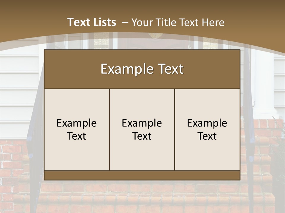 Mahogany Vinyl Etched PowerPoint Template