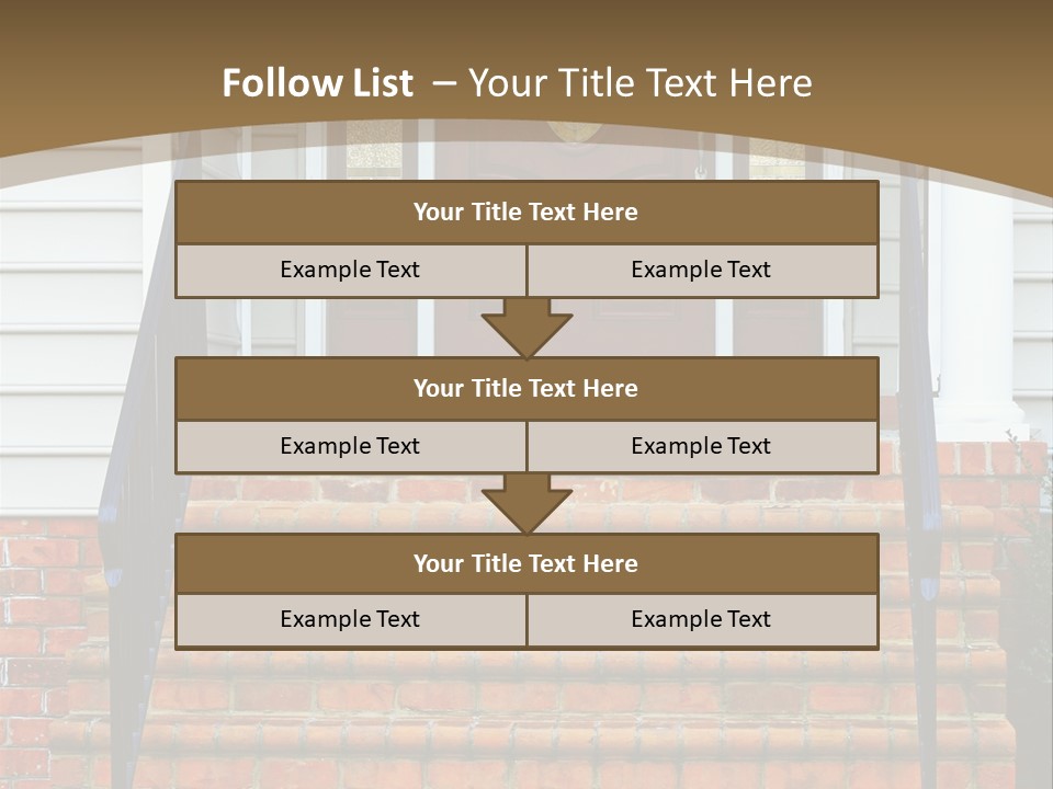Mahogany Vinyl Etched PowerPoint Template
