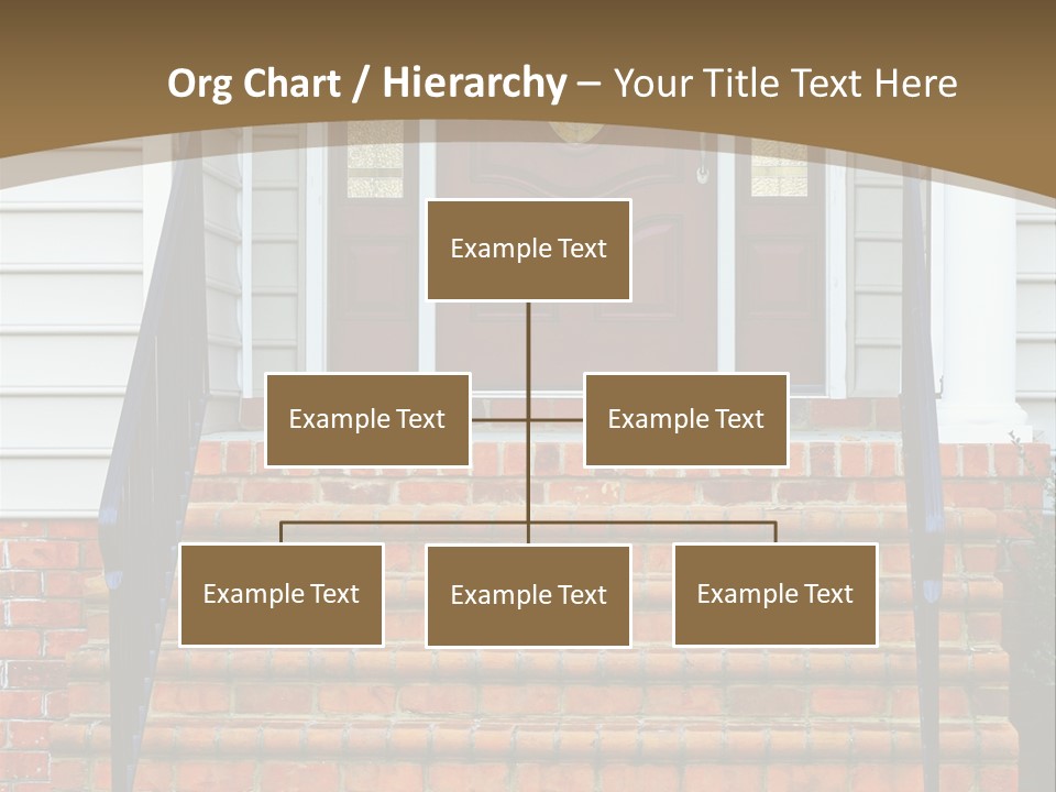 Mahogany Vinyl Etched PowerPoint Template