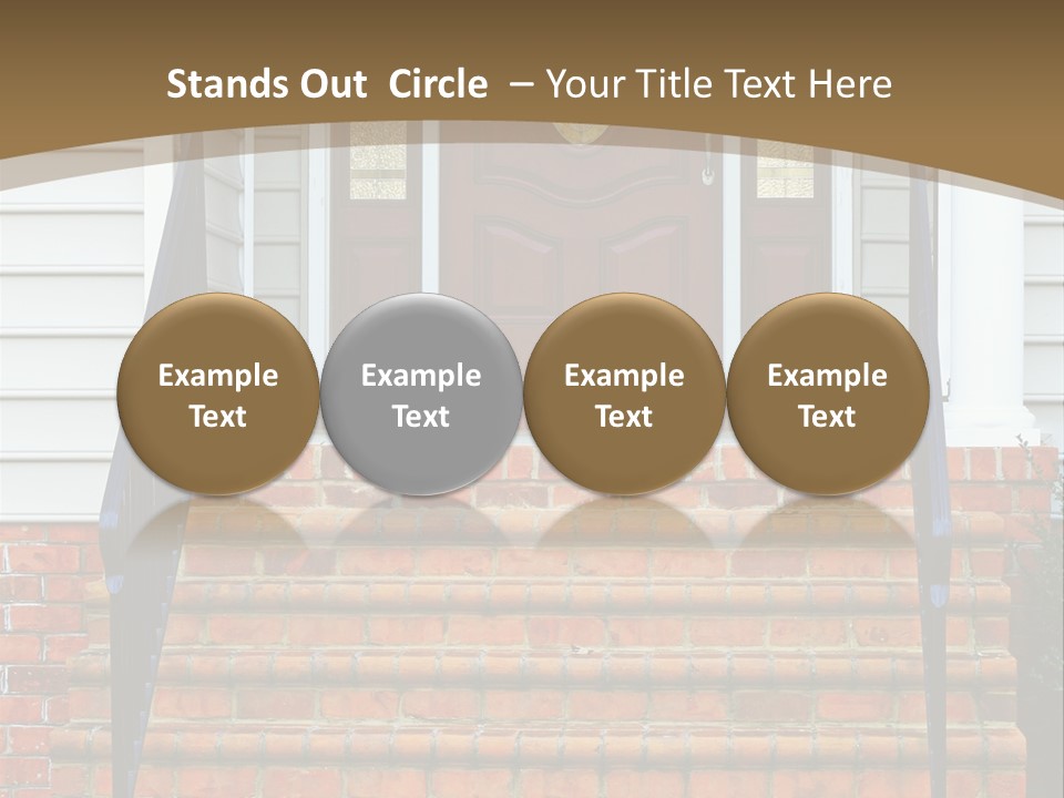 Mahogany Vinyl Etched PowerPoint Template