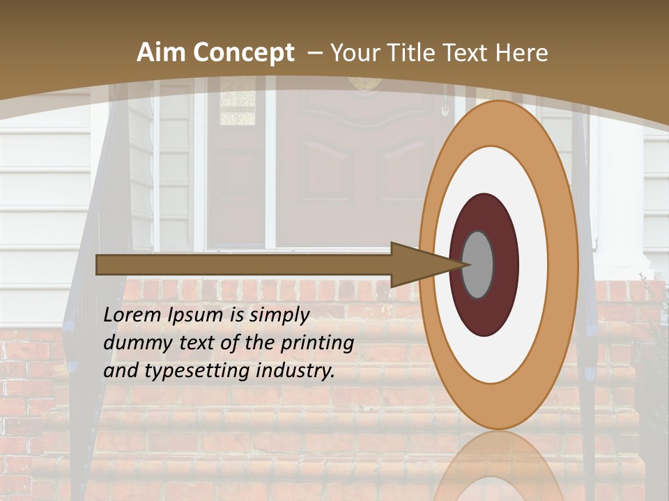 Mahogany Vinyl Etched PowerPoint Template