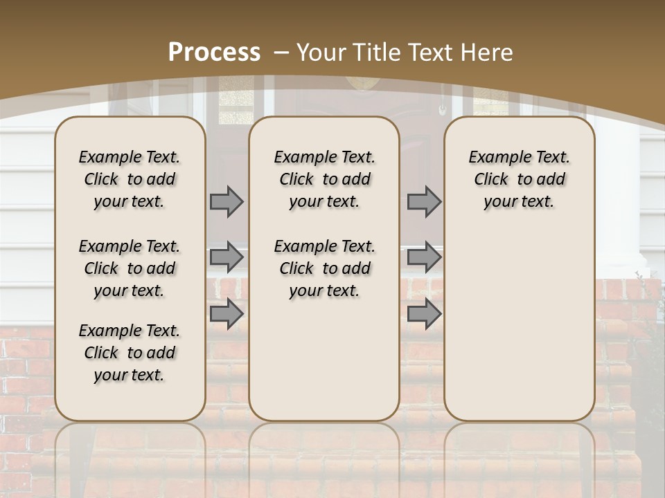 Mahogany Vinyl Etched PowerPoint Template