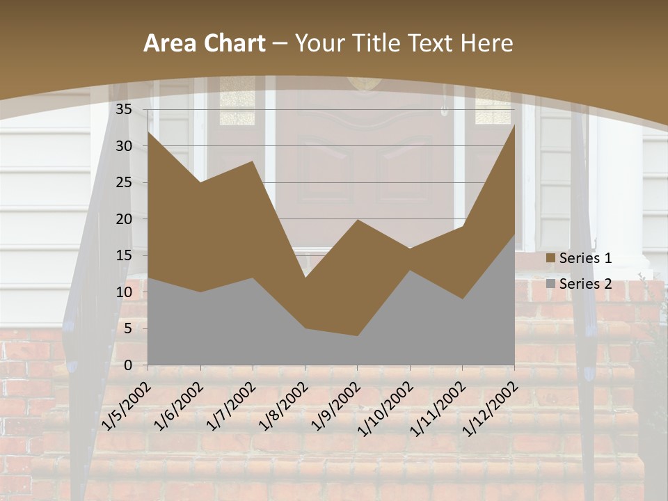 Mahogany Vinyl Etched PowerPoint Template