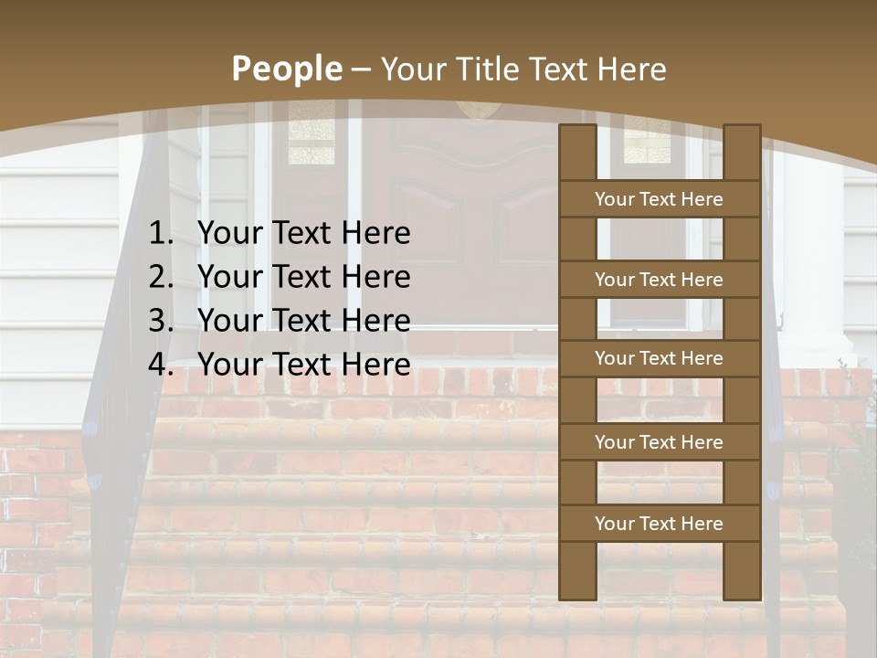 Mahogany Vinyl Etched PowerPoint Template