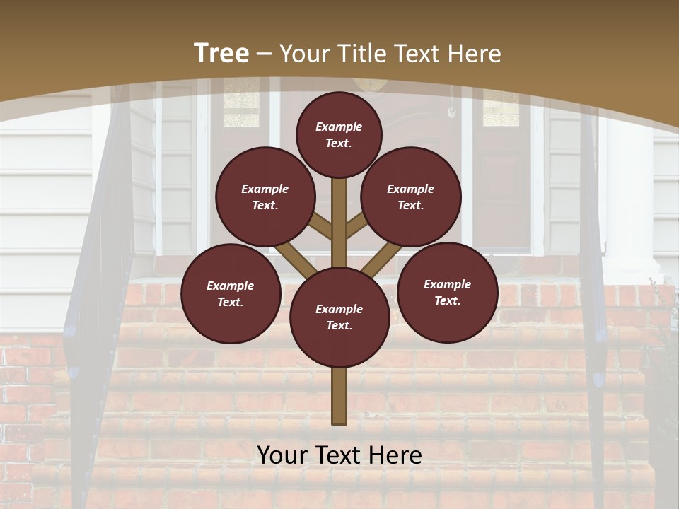 Mahogany Vinyl Etched PowerPoint Template