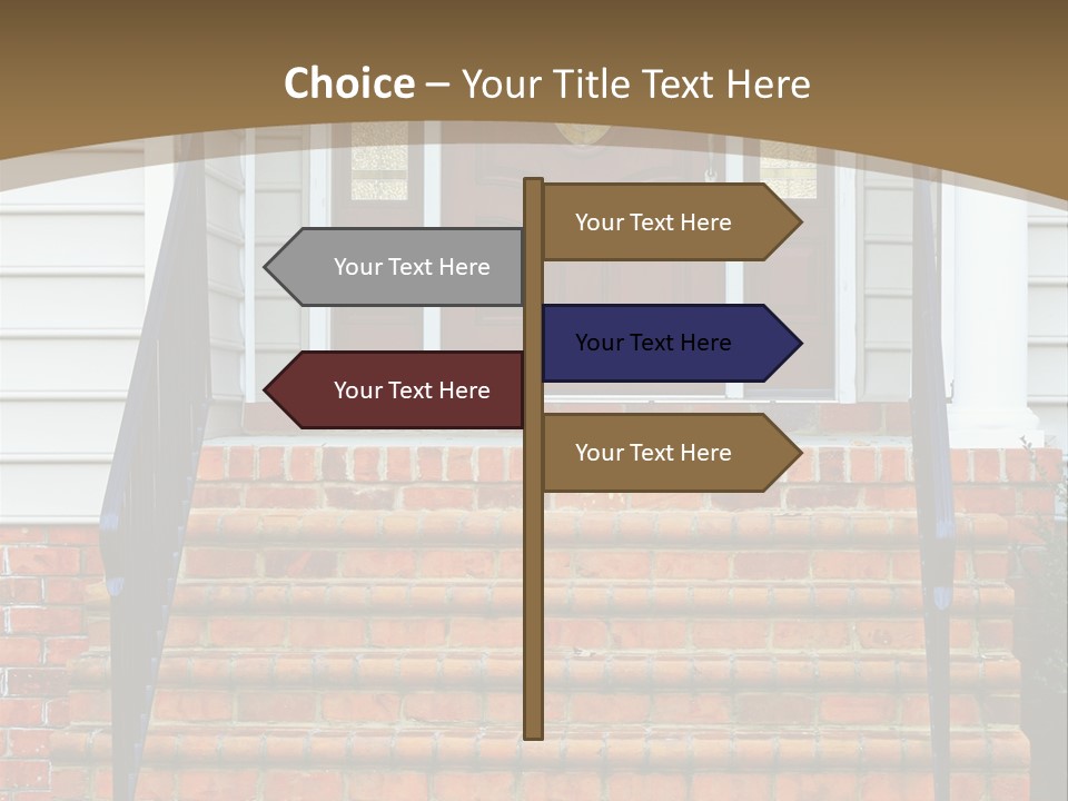 Mahogany Vinyl Etched PowerPoint Template