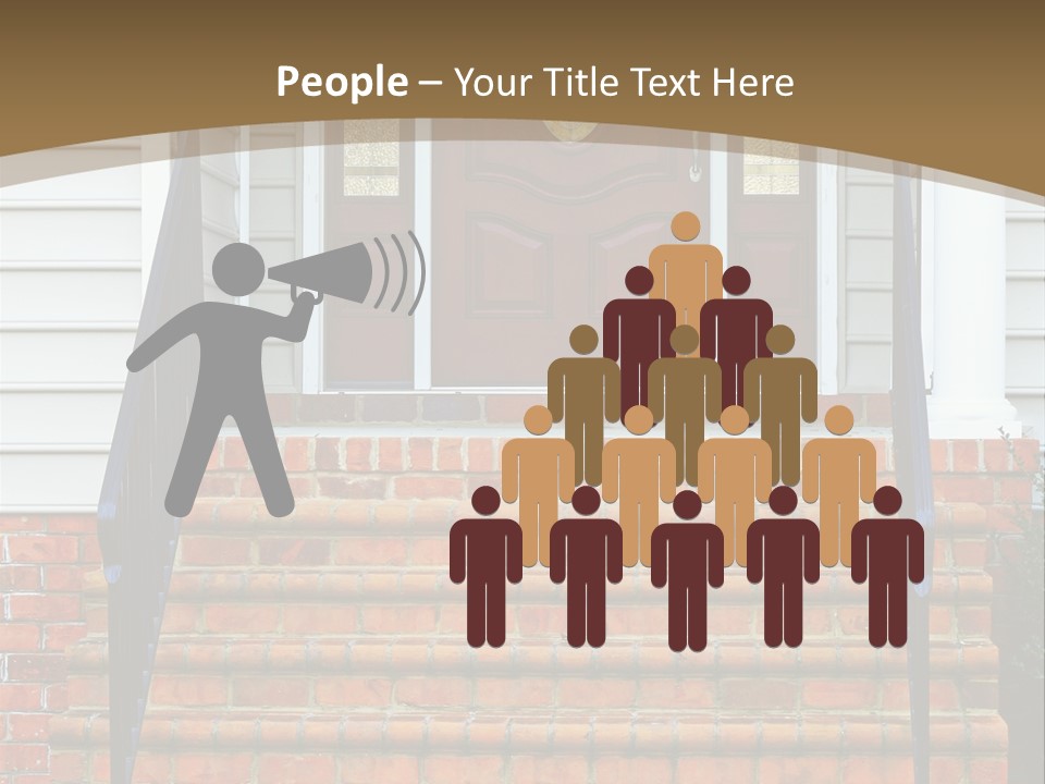 Mahogany Vinyl Etched PowerPoint Template