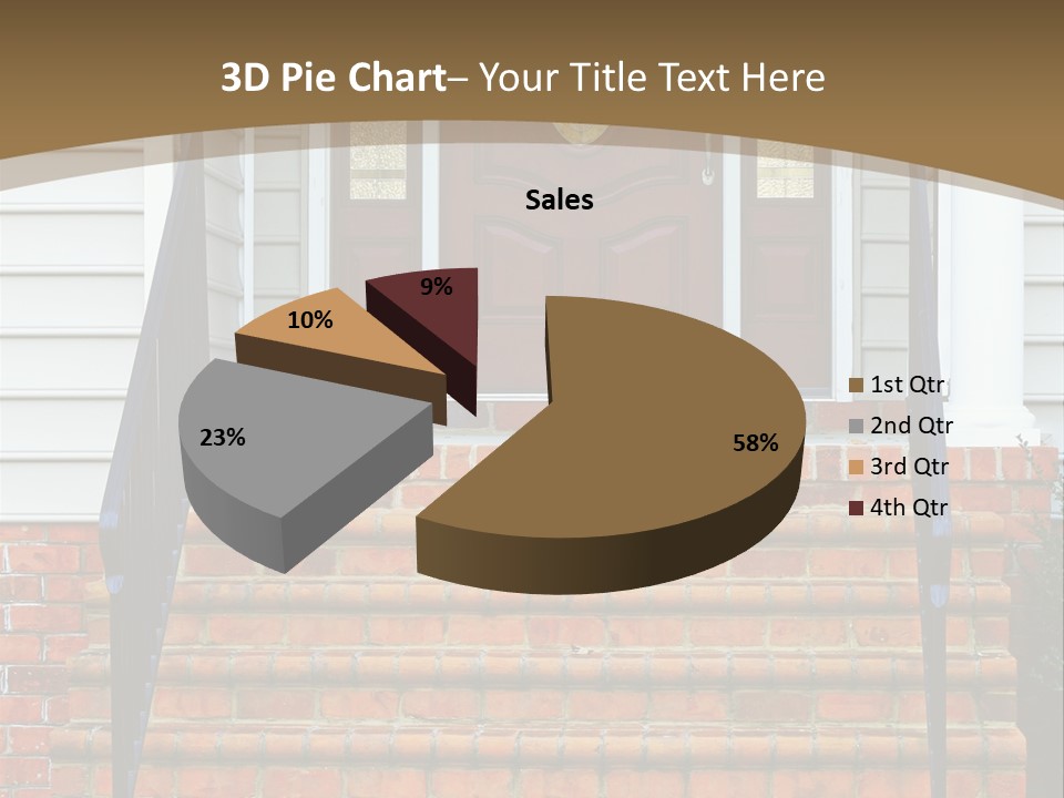Mahogany Vinyl Etched PowerPoint Template