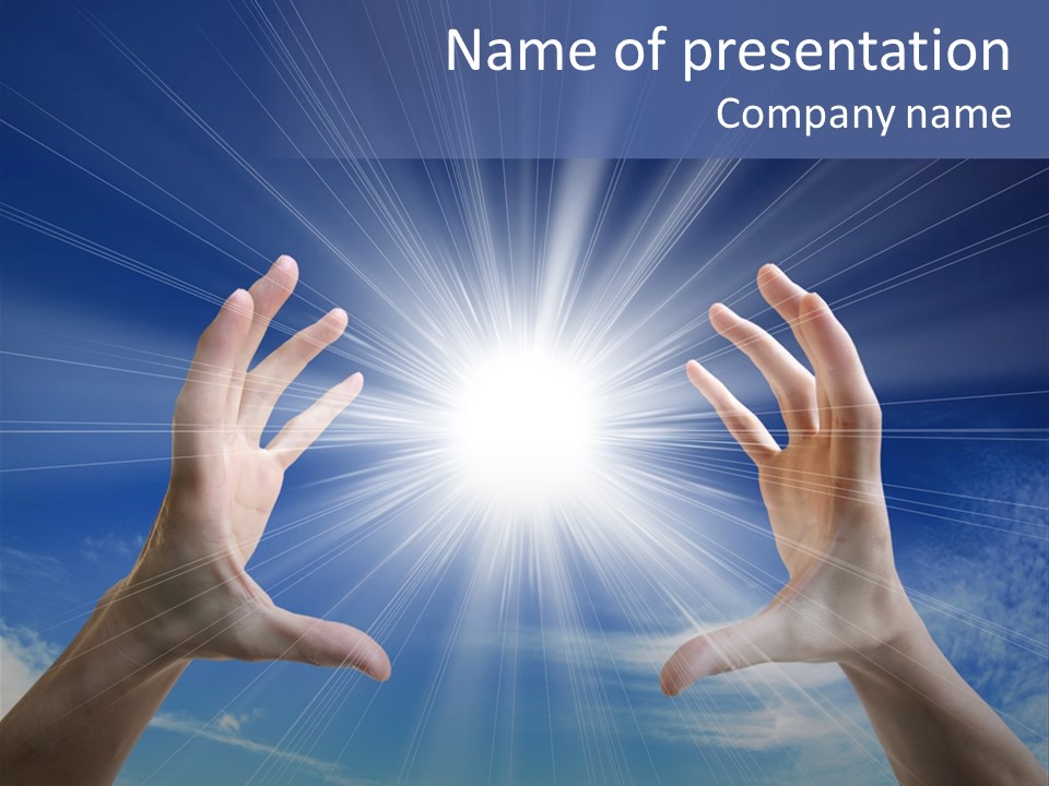 Chalice Contemplation People PowerPoint Template