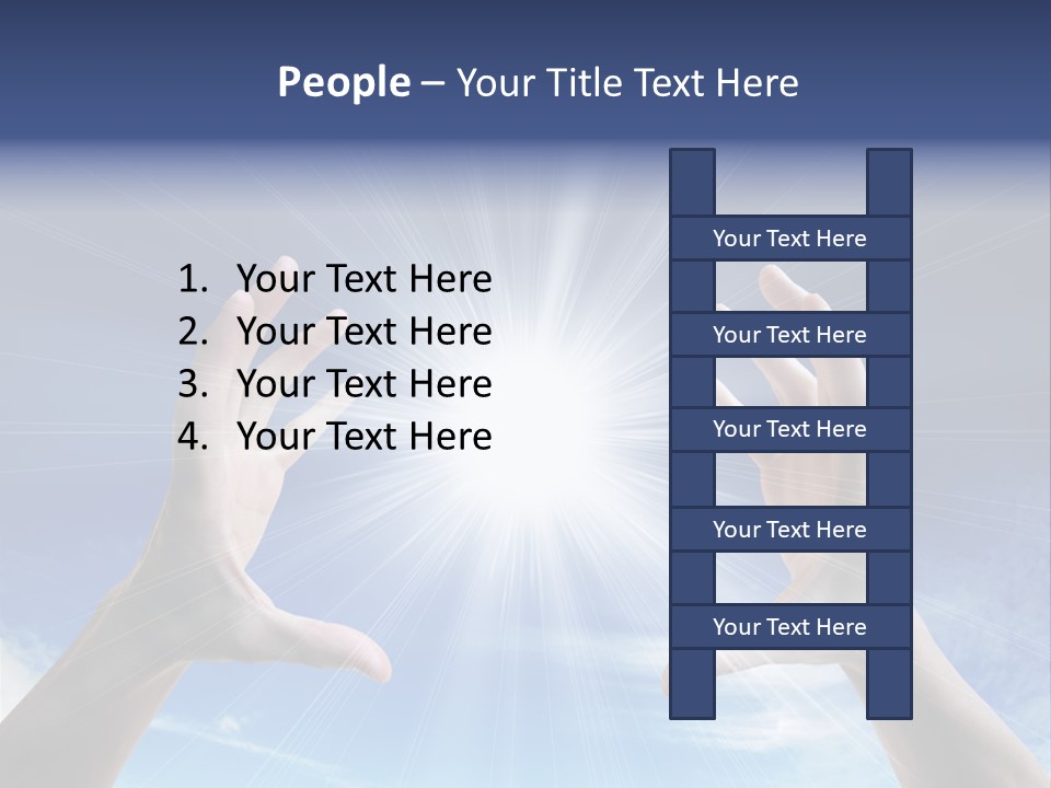 Chalice Contemplation People PowerPoint Template