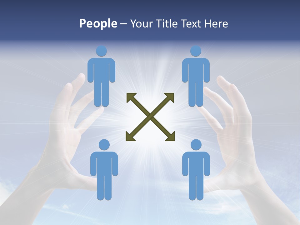 Chalice Contemplation People PowerPoint Template