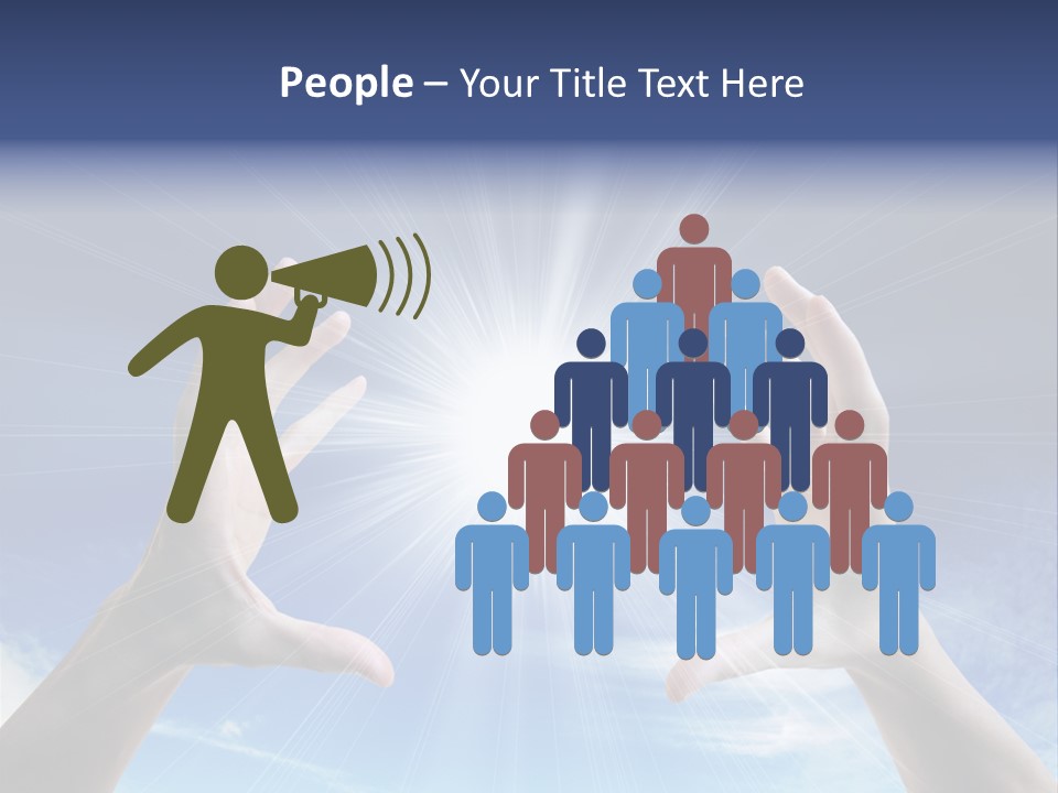 Chalice Contemplation People PowerPoint Template