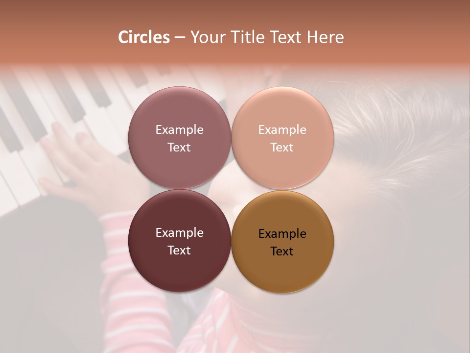 Kid White Adoration PowerPoint Template