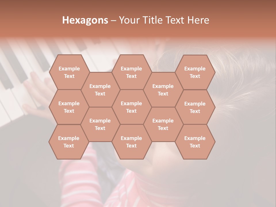 Kid White Adoration PowerPoint Template