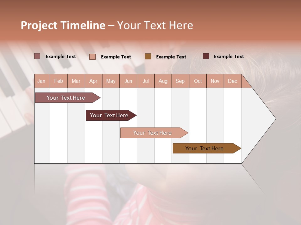 Kid White Adoration PowerPoint Template