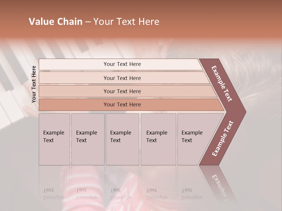 Kid White Adoration PowerPoint Template