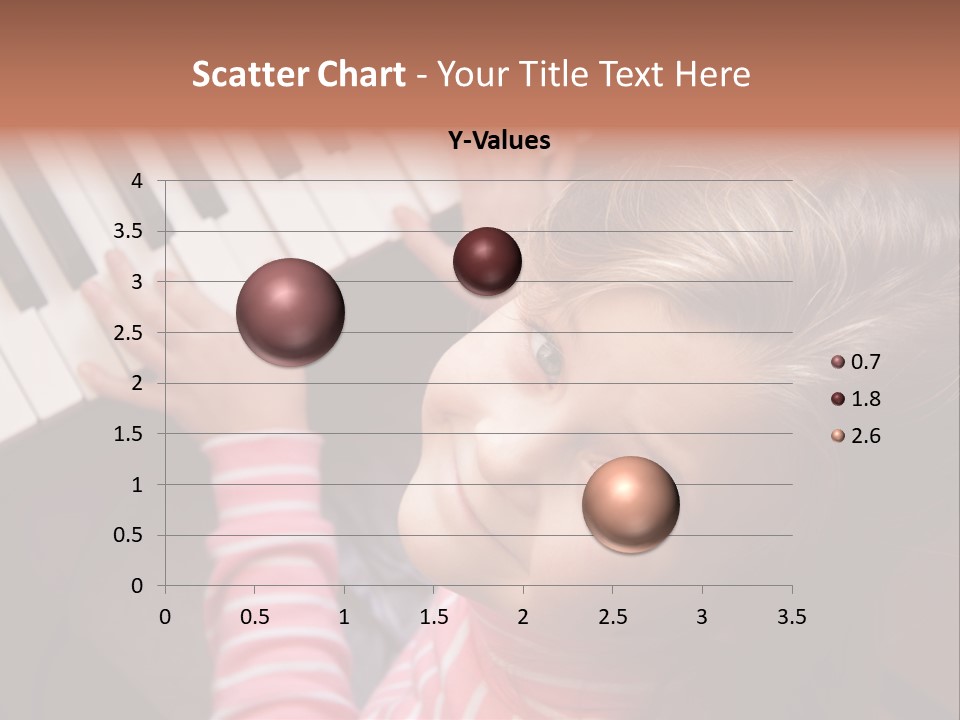 Kid White Adoration PowerPoint Template