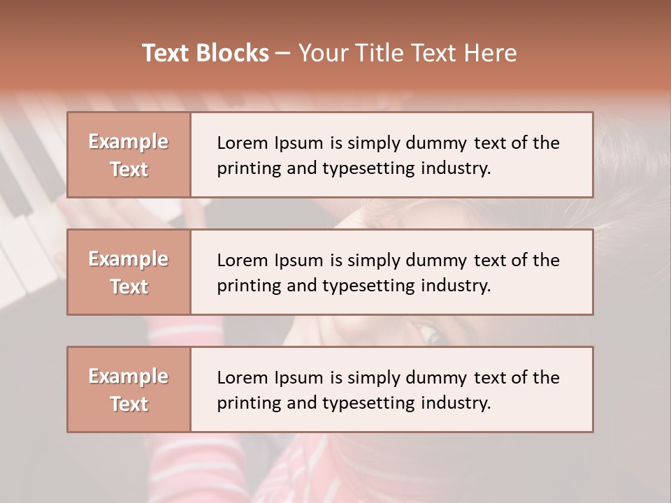 Kid White Adoration PowerPoint Template