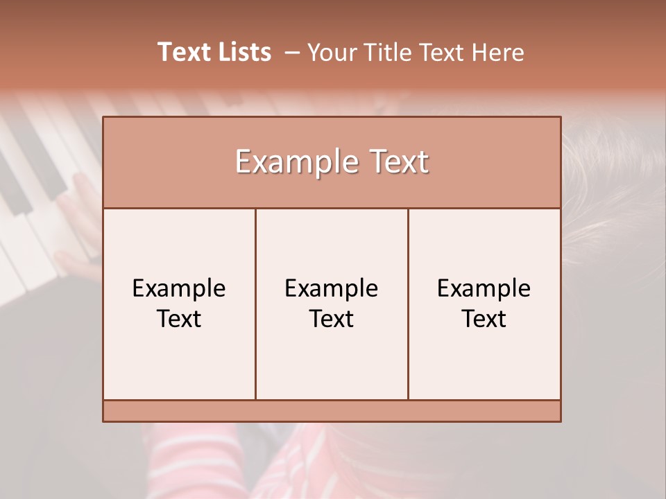Kid White Adoration PowerPoint Template