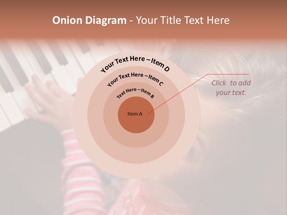 Kid White Adoration PowerPoint Template