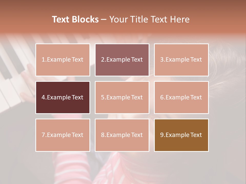 Kid White Adoration PowerPoint Template