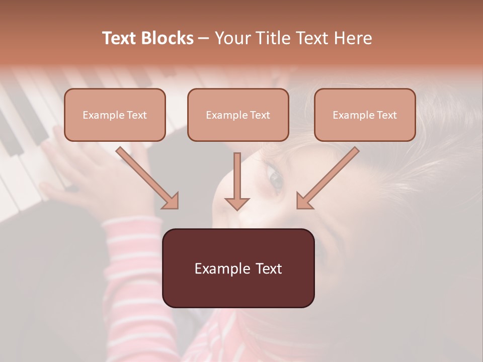 Kid White Adoration PowerPoint Template