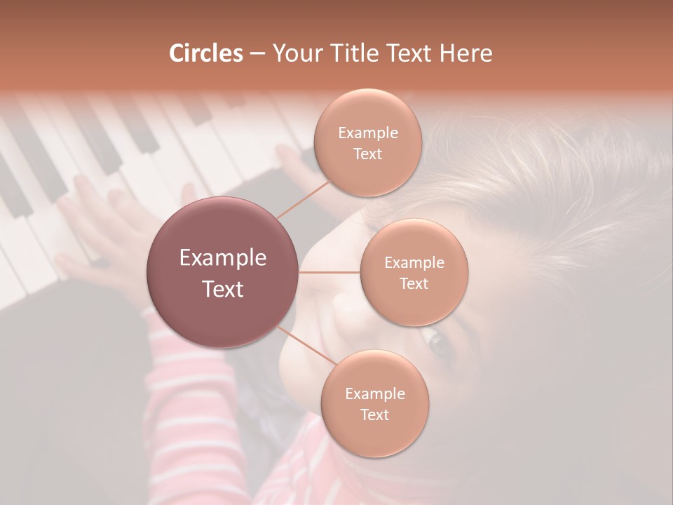 Kid White Adoration PowerPoint Template