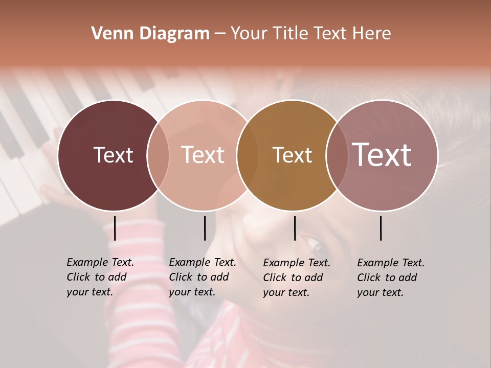 Kid White Adoration PowerPoint Template