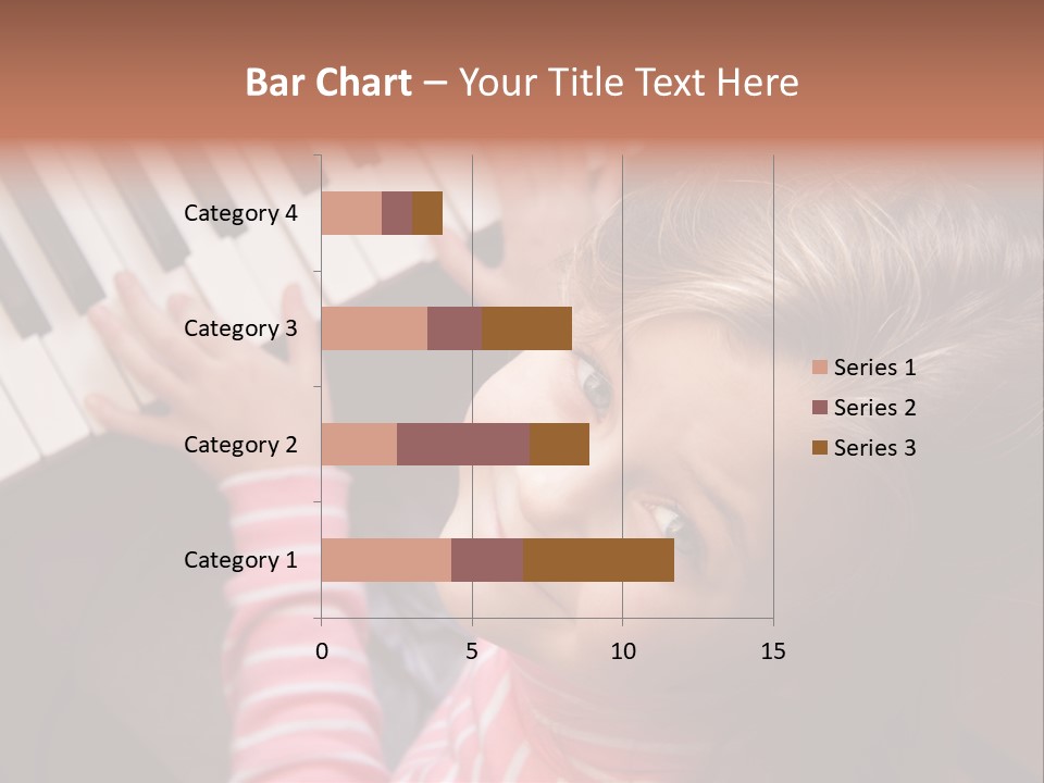 Kid White Adoration PowerPoint Template