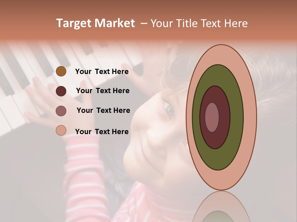 Kid White Adoration PowerPoint Template