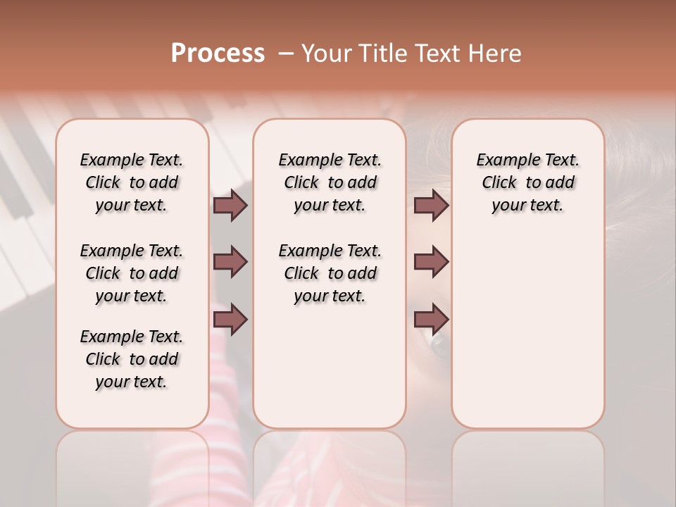 Kid White Adoration PowerPoint Template