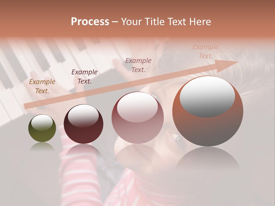 Kid White Adoration PowerPoint Template