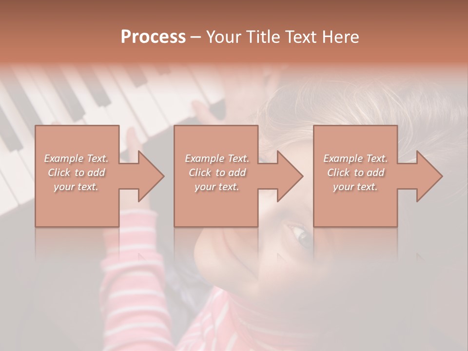 Kid White Adoration PowerPoint Template