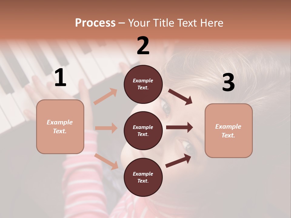 Kid White Adoration PowerPoint Template