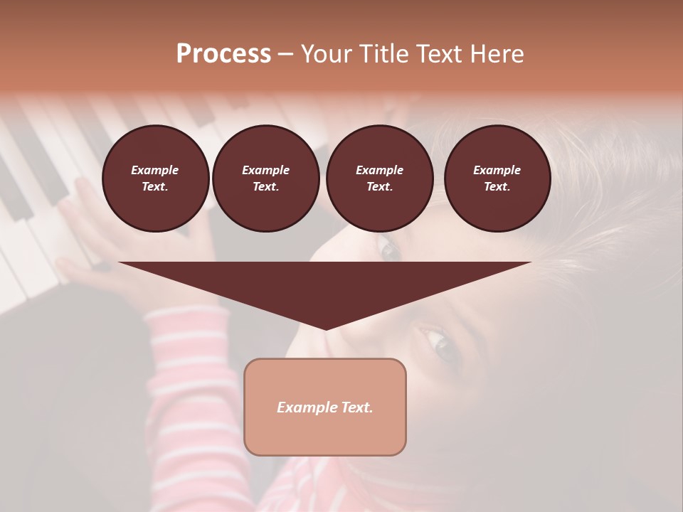 Kid White Adoration PowerPoint Template