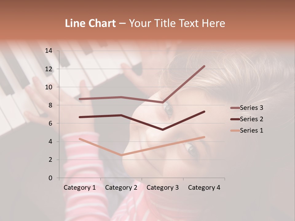 Kid White Adoration PowerPoint Template