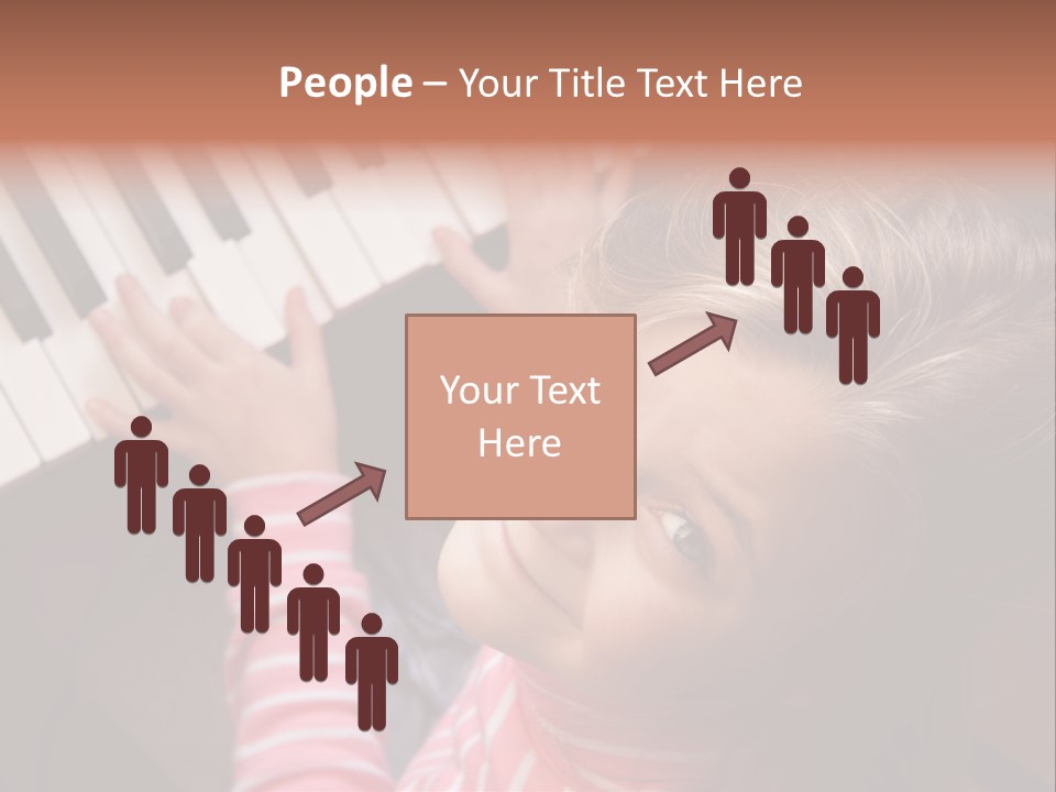 Kid White Adoration PowerPoint Template