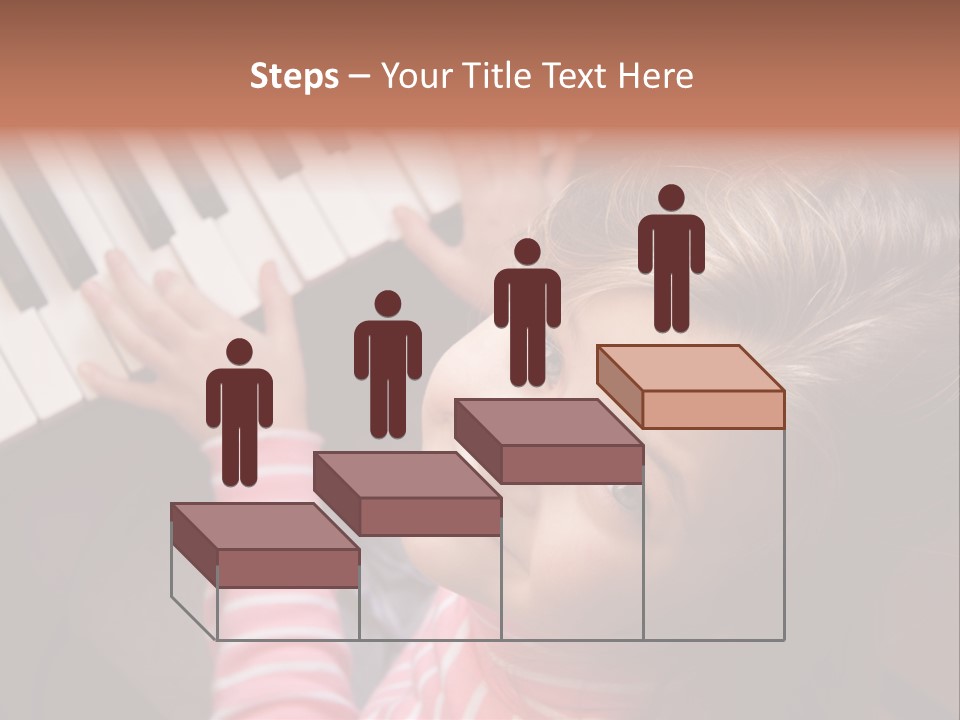 Kid White Adoration PowerPoint Template