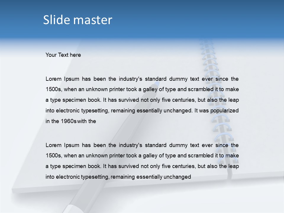 Class Learning Closeup PowerPoint Template