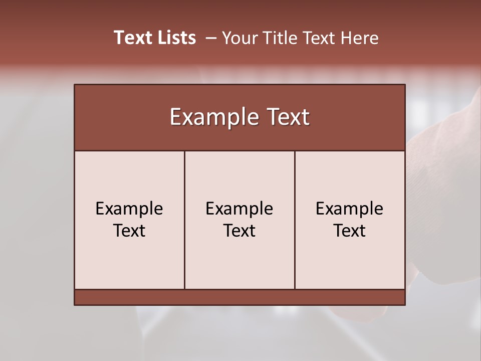 Success Appointment Promise PowerPoint Template