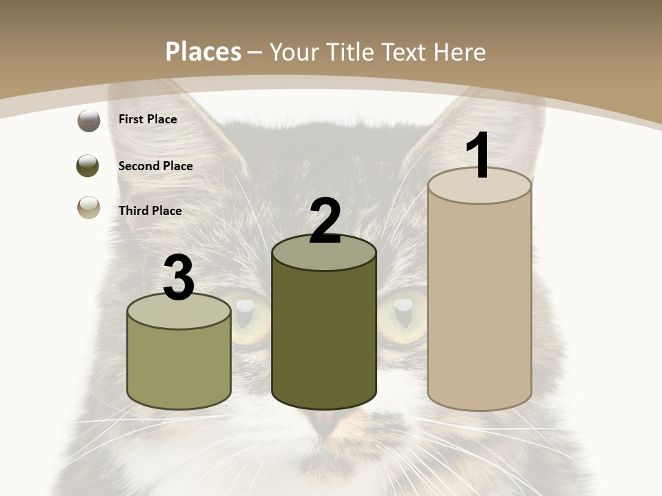Predator Kitty Baby PowerPoint Template